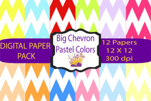 Big Chevron Pastel Colors