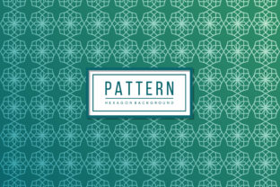 Hexagon Islamic Pattern Gradient Green: A Timeless Symbol of Harmony in Design and Spirit