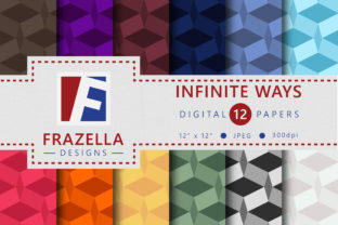 Infinite Ways 3-D Pattern Digital Papers