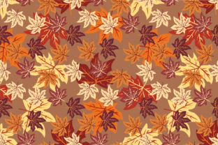 Seamless Floral Autumn Leaves Pattern: A Versatile Design for Creative Projects