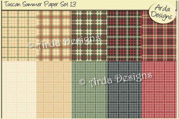 Tuscan Summer Paper Set 13