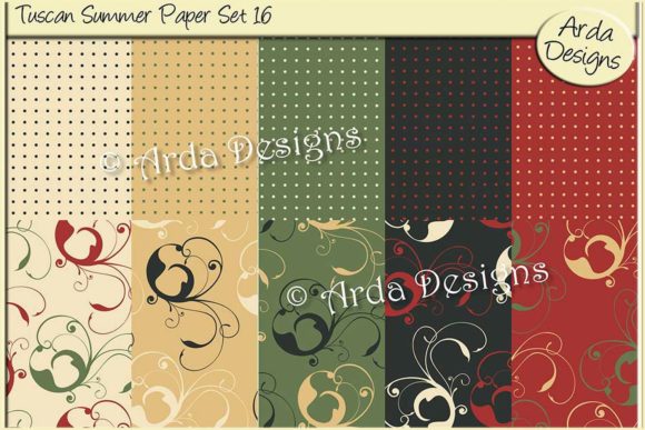 Tuscan Summer Paper Set 16