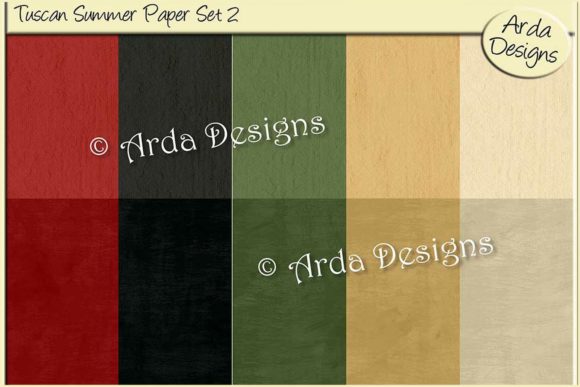 Tuscan Summer Paper Set 2: A Versatile Tool for Creativity and Organization