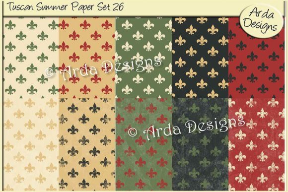 Tuscan Summer Paper Set 26: A Versatile Choice for Creative Projects