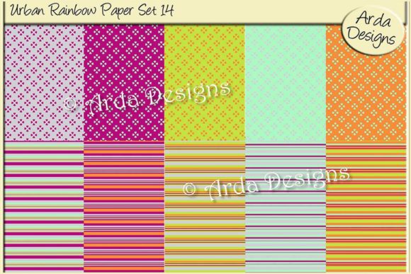 Urban Rainbow Paper Set 14: A Versatile Tool for Creativity and Organization